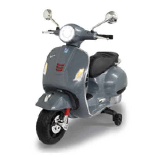 Jamara Ride on Vespa GTS 125 Instruction Manual