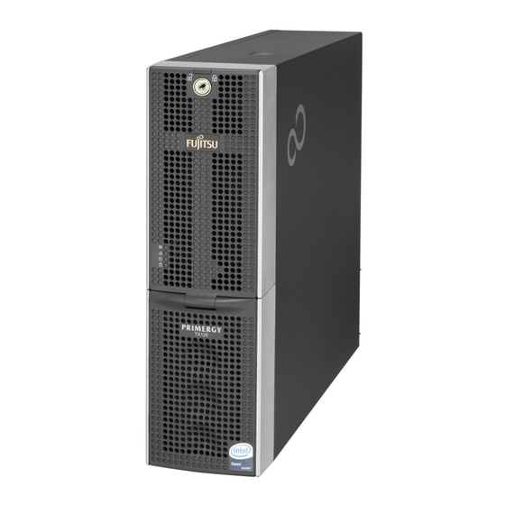 Fujitsu PRIMERGY TX120 Start Manual