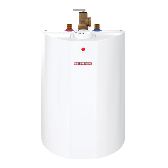 STIEBEL ELTRON SHC 2.5 Operation And Installation Instructions Manual