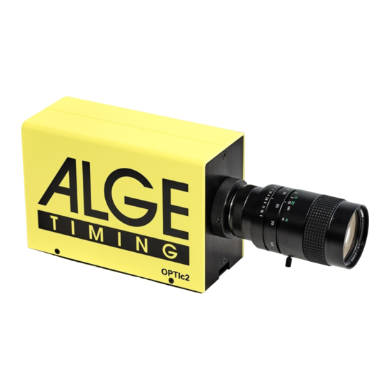 ALGE-Timing OPTIc2 Manual