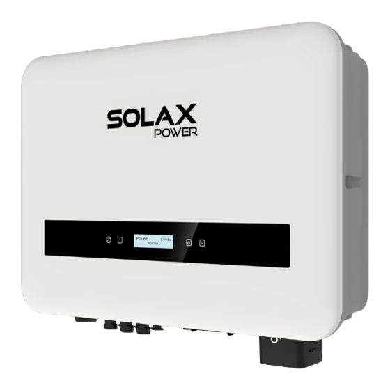 SolaX Power X1-SMART G2 Installation Manual