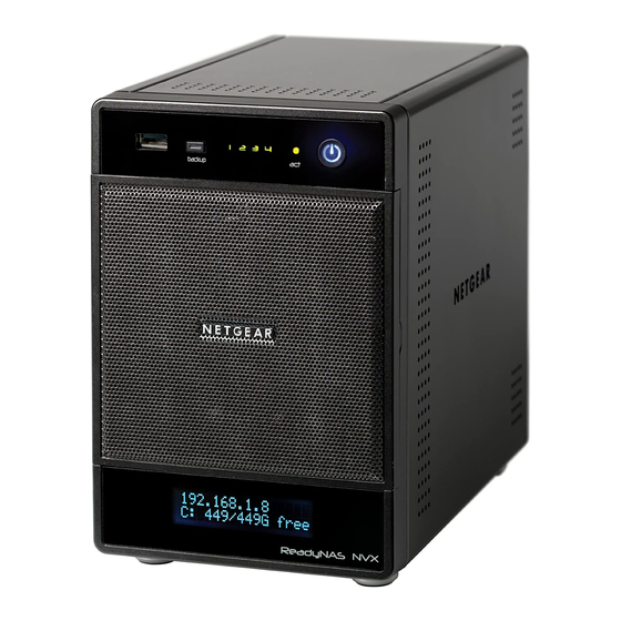 NETGEAR RNDX400E - ReadyNAS NVX Pioneer Edition NAS Server Installation Manual