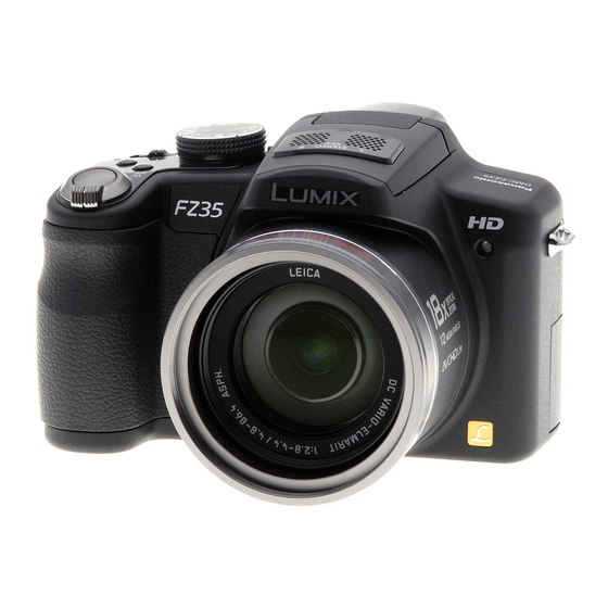 Panasonic DMC FZ35 - Lumix 12.1MP Digital Camera Manuals