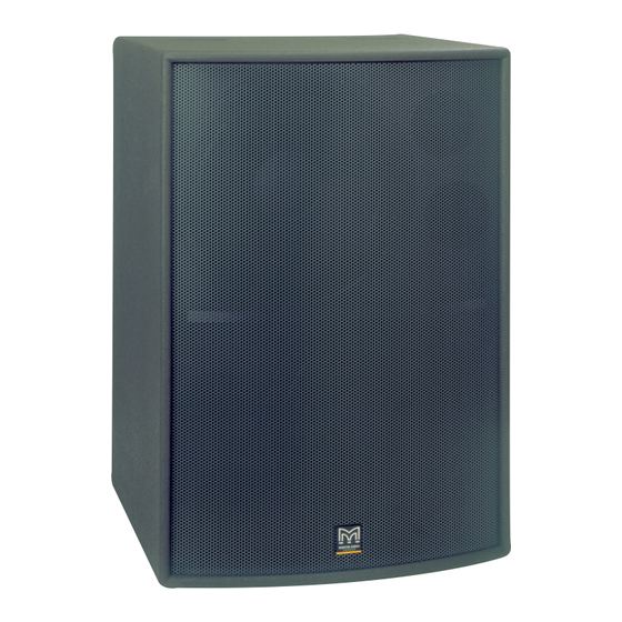Martin Audio Compact Dual-driver Subwoofer WS2A Specifications