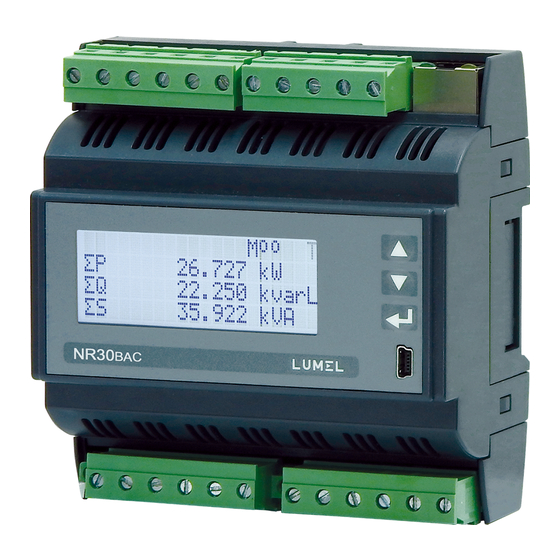 Lumel NR30 series User Manual