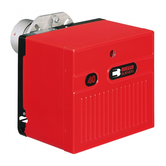 Riello 40 F10 Installation, Use And Maintenance Instructions