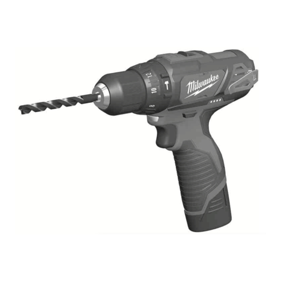 Milwaukee M12 BDD-402C Original Instructions Manual