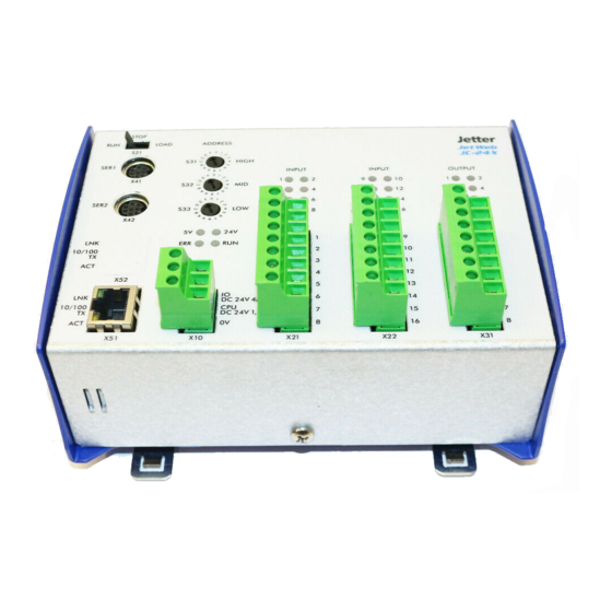 Jetter JC-24x Manuals