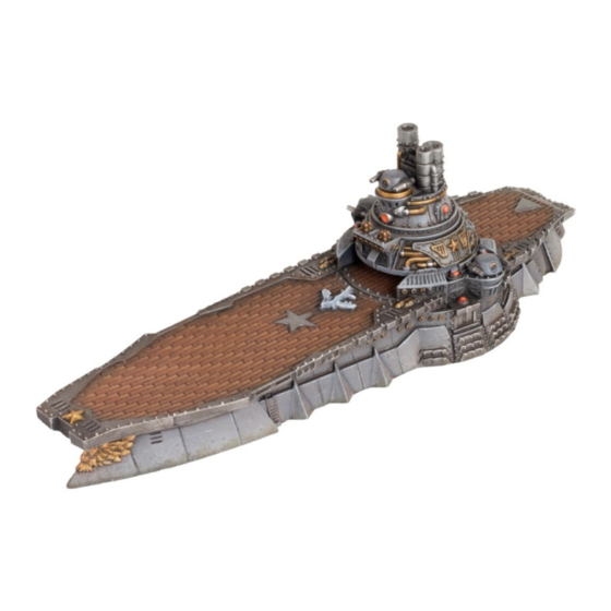 WARCRADLE STUDIOS Dystopian Wars MOZHAYSKI BATTLEFLEET Assembly Instructions