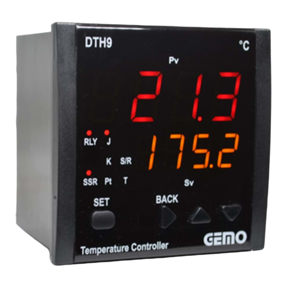 Gemo DTH9 Installation Manual