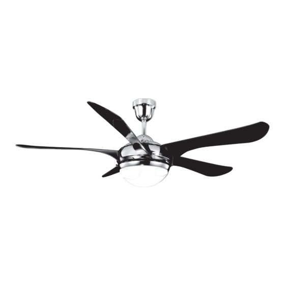 User Manuals: Rubine RCF-ECO-5BL Ceiling Fan