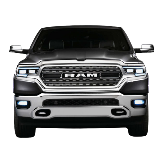 RAM 1500 2021 Full-size Pickup Truck Manuals