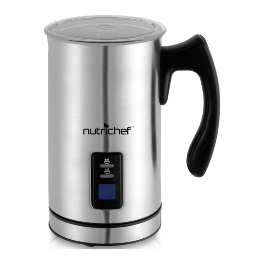 NUTRICHEF PKMFR14 - 2-in-1 Electric Milk Frother & Milk Warmer Manual
