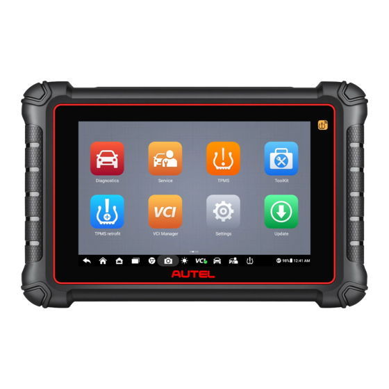 Autel MaxiCOM MK900TS Manual