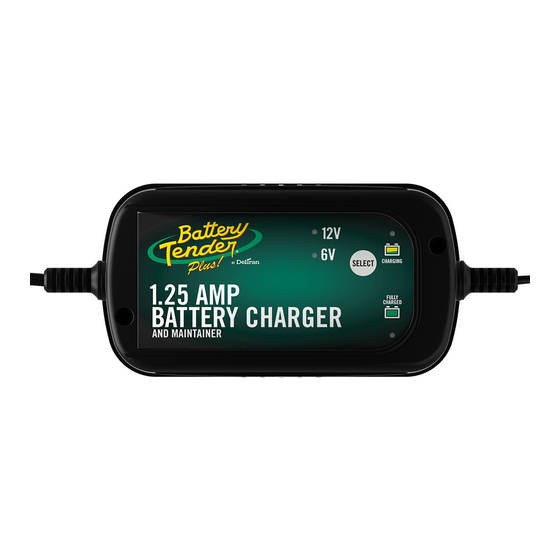 Battery Tender Power Tender Plus 12V6A User Instructions