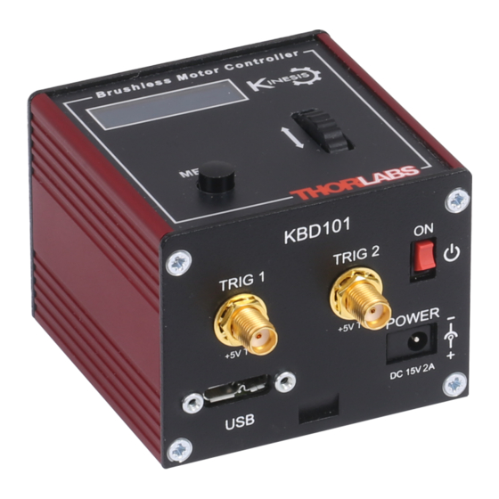 THORLABS KBD101 User Manual