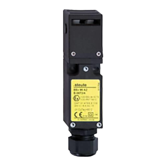 steute Ex 95 AZ Mounting And Wiring Instructions
