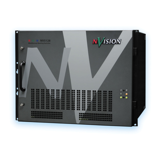 NVision NV5128 Routing Switcher Manuals