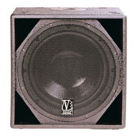 Voice Systems Sub VS10 Operating Manual