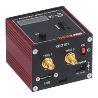 THORLABS KBD101 User Manual