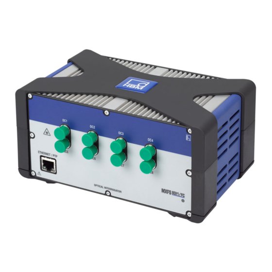 HBM MXFS User Manual