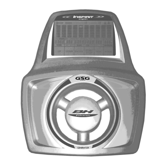 BH FITNESS G2395 Manual