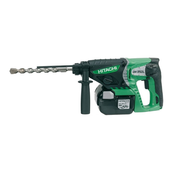 Hitachi Koki DH 25DL Handling Instructions Manual
