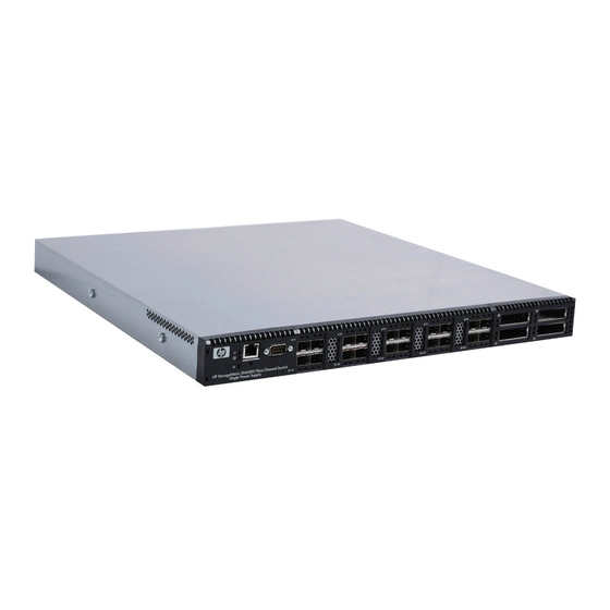 HP StorageWorks SN6000 - Fibre Channel Switch User Manual