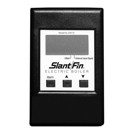 Slant/Fin EM-10 Operation Manual