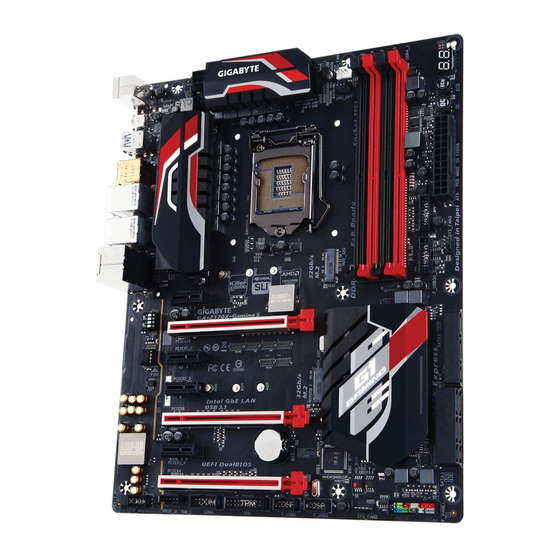 Gigabyte GA-Z170X-Gaming 5 User Manual