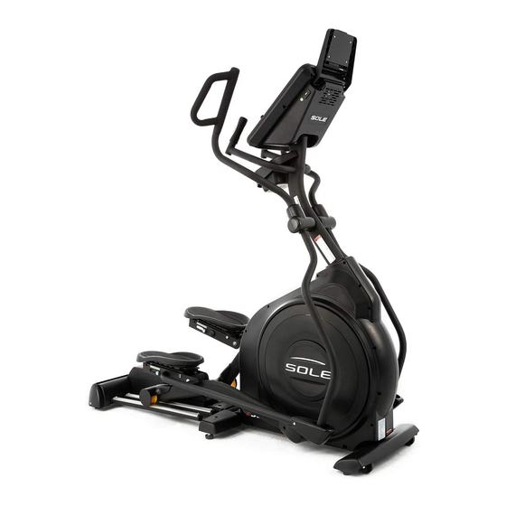 Sole Fitness E55 Owner's Manual