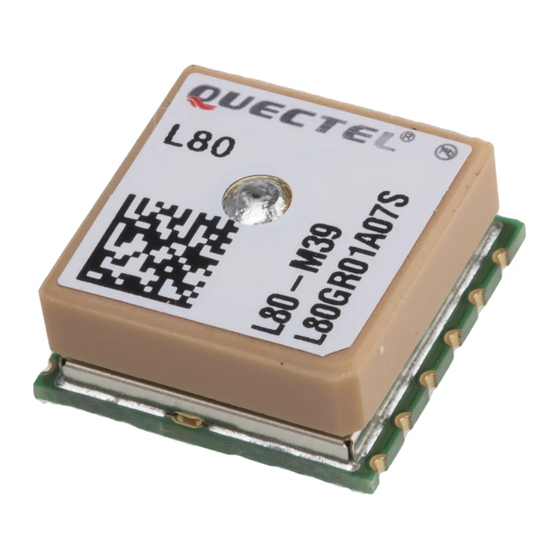 Quectel L80 User Manual