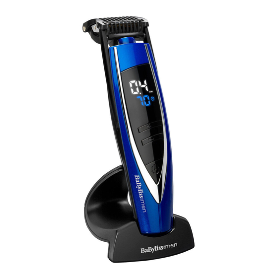 BaByliss for MEN SuperStubble XTP 7898BU Manual