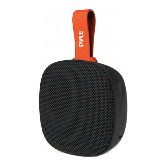 User Manuals: Pyle PCLSB1BK Portable Bluetooth Speaker