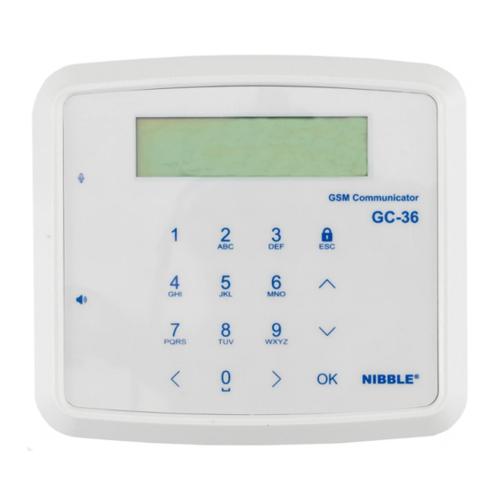 NIBBLE GC-36 Quick Start Manual