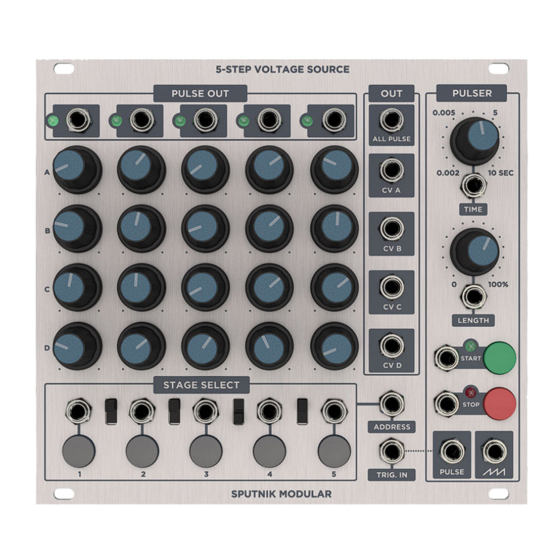 SPUTNIK MODULAR 5-STEP VOLTAGE SOURCE Manual