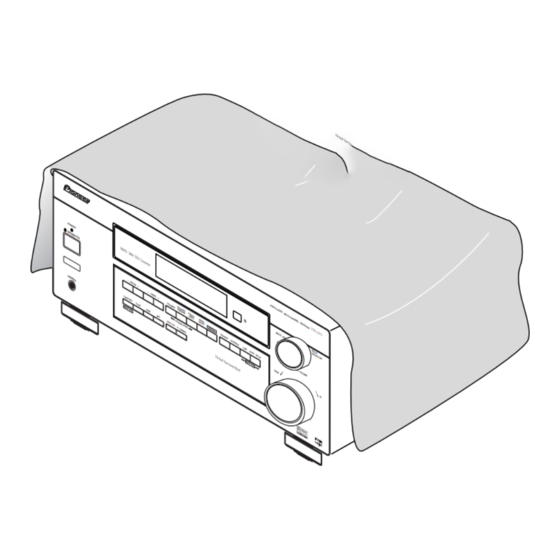 Pioneer VSX-14 Operating Instructions Manual