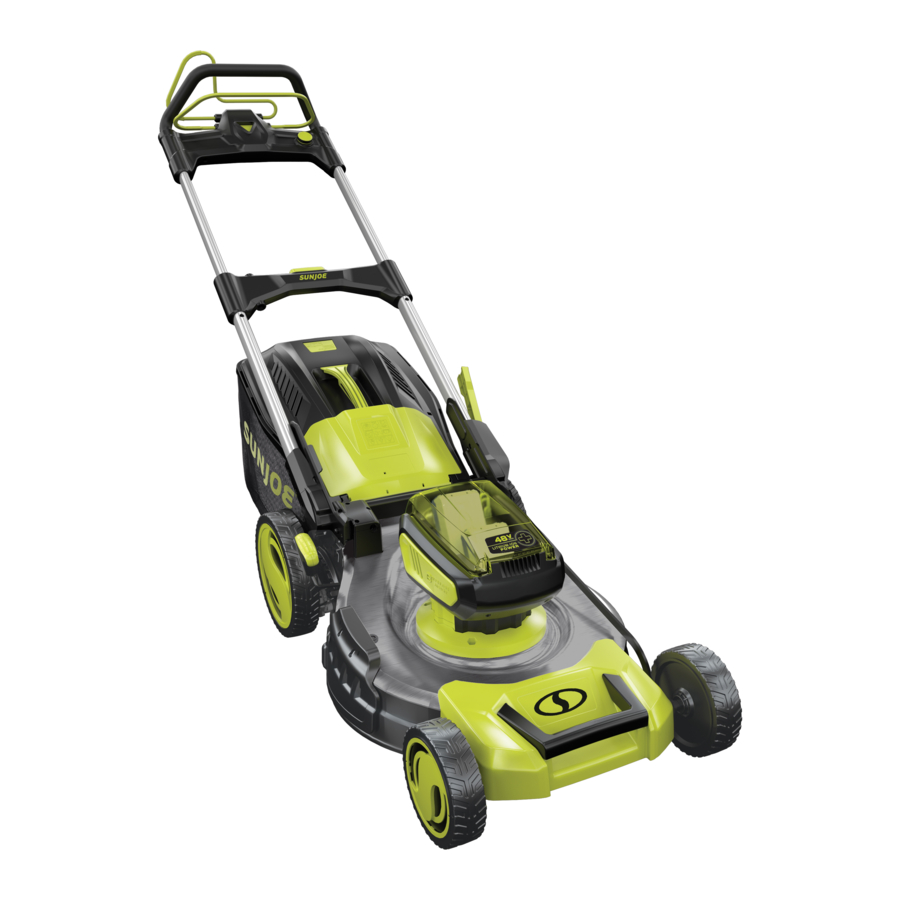 SunJoe 24V-X2-21LMSP - Cordless Lawn Mower 48V MAX*/4.0 Ah Manual