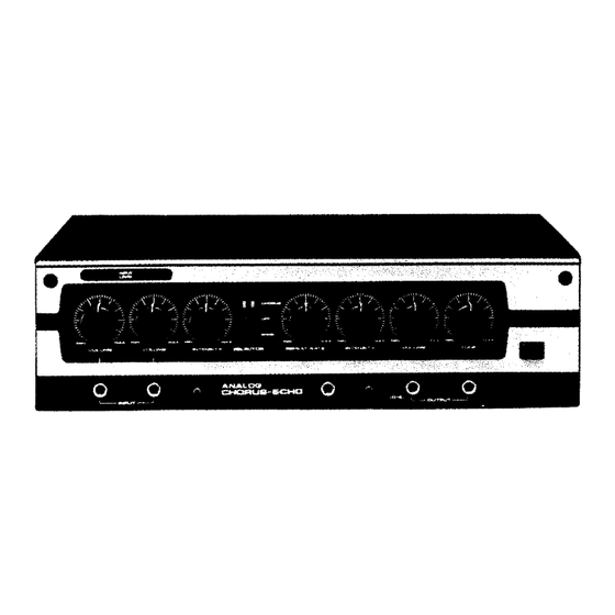 Roland DC-30 Instructions