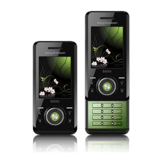 Sony Ericsson S500i Quick Start Manual