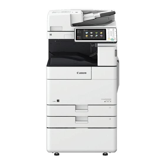 Canon imageRUNNER ADVANCEC3530 Series Troubleshooting Manual