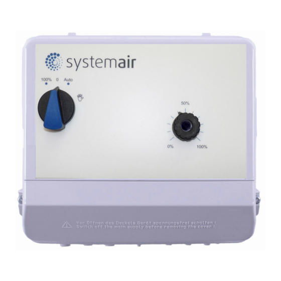 SystemAir RETP6 Operating Instructions Manual