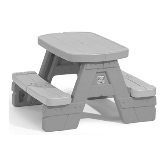 Step2 Sit & Snack Picnic Table 4823 Manual