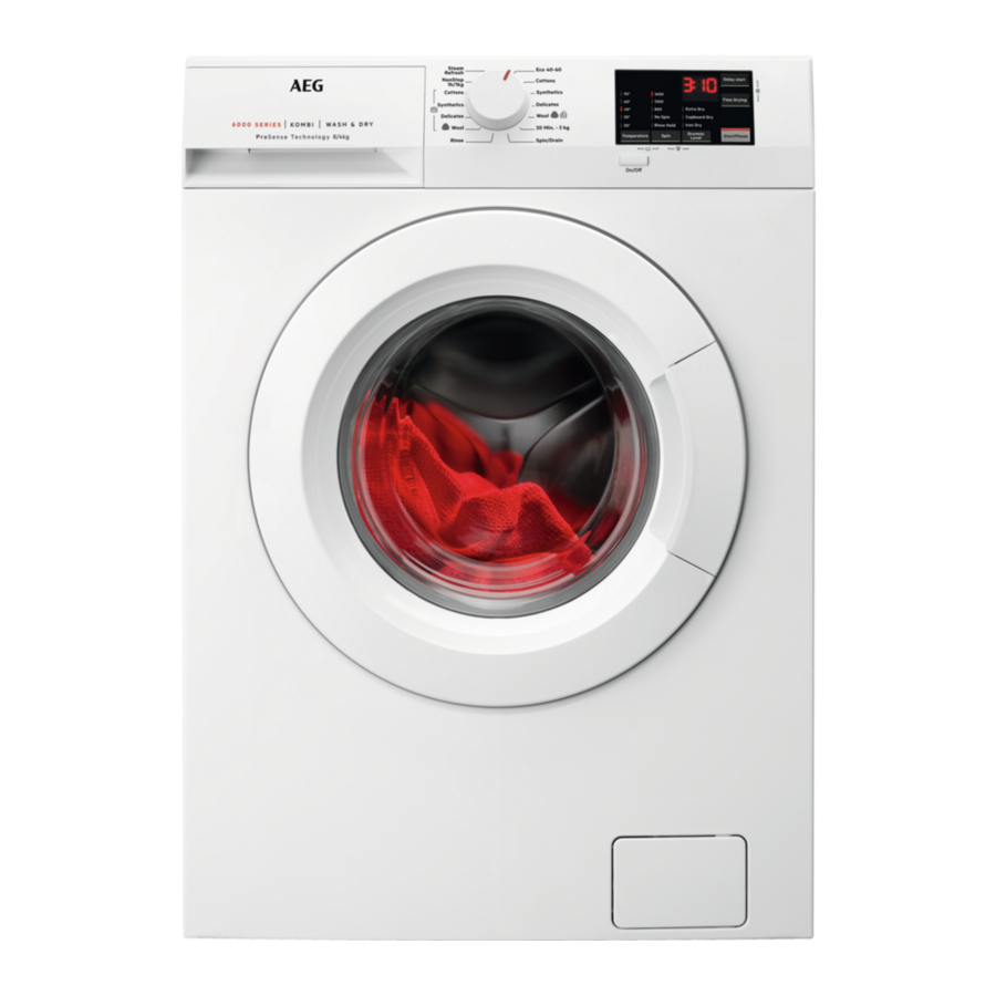 AEG L6WEJ841N USER MANUAL Pdf Download ManualsLib