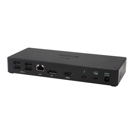 i-tec TB3TRIPLEDOCKPD User Manual
