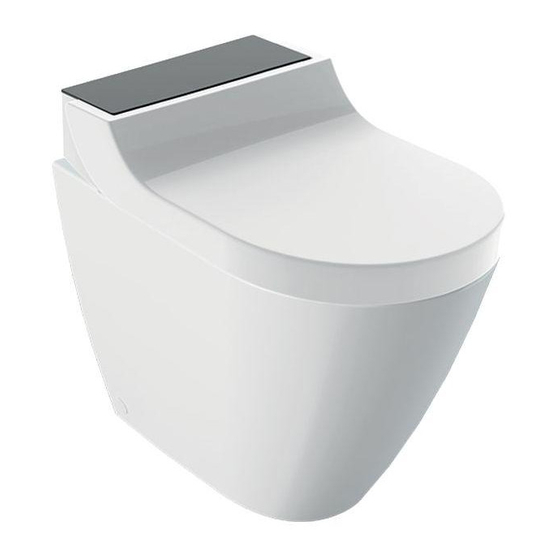 Geberit AQUACLEAN TUMA COMFORT Installation Manual