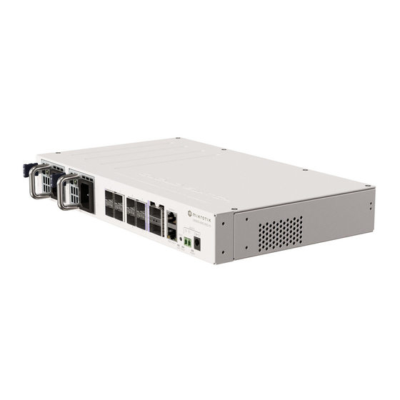 MikroTik CRS510-8XS-2XQ-IN Quick Manual