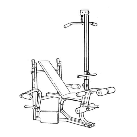 Weider POWER 105 Owner's Manual