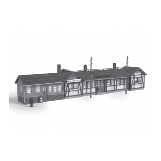 Auhagen Bahnhof Barthmuhle Manual