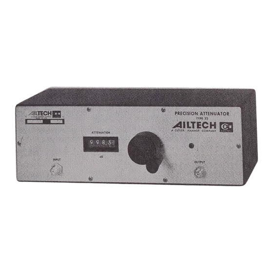 Cutler-Hammer AILTECH 32 Instruction Manual